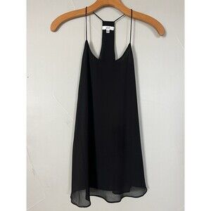 Norah Black Racerback Camisole Tank,‎ Lined, Size S